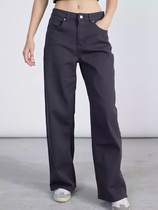Γυναικείο Jean Παντελόνι σε Relaxed Εφαρμογή Grey
