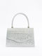 Damentasche Handtasche Silber