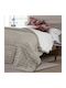 Isadore Lorraine Premium Plus Sherpa Blanket Super Double 220x240cm Coral