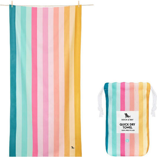 Dock & Bay Quick Dry Πετσέτα Microfiber Σώματος 160x160εκ.
