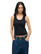 Women's Blouse Sleeveless Blue