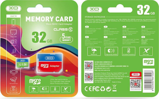 XO microSDHC 32GB Clasa 10 UHS-I cu adaptor