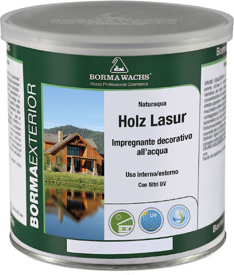 Borma Wachs Naturaqua Holz Lasur Wasser Oregon 375ml