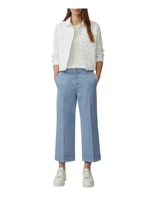 s.Oliver Women's Fabric Trousers Light Blue