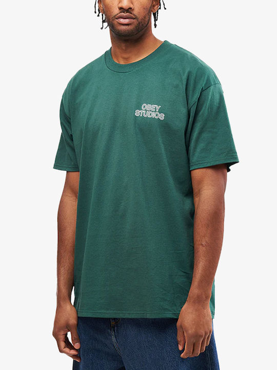 Obey Тениска Rain Forest