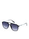 FILA Men's Sunglasses with Blue Frame and Blue Gradient Lens