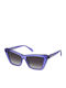 Tous Women's Sunglasses with Blue Plastic Frame and Gray Gradient Lens