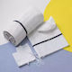 Christening Oilcloths Set with Navy Subject Navy Blue 2 Pieces
