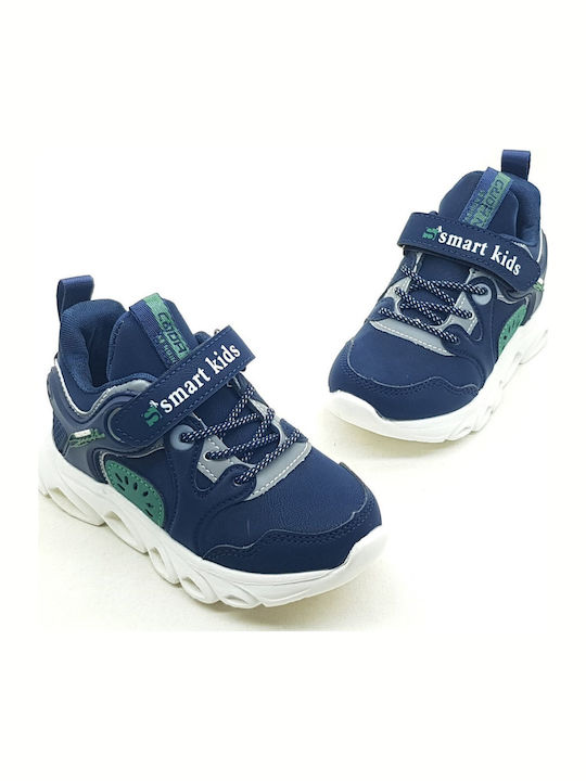 Παιδικά Sneakers με Σκρατς Μπλε