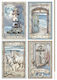 Decoupage Rice Paper Stamperia 21x29cm A4 Silent Sea 4 Cards