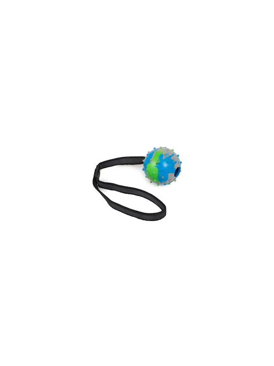 Farm Company Dog Toy Rubber Ball with Handle 6.5cm