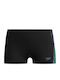 Speedo Plastisol Placement Kids Swimwear Swim Shorts Black