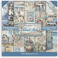 Hârtie pentru Scrapbooking 10 buc 20,3×20,3cm S...