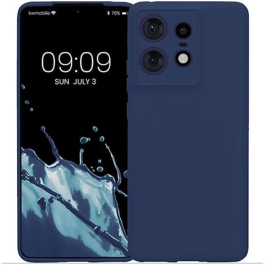 Techwave Matt Case Motorola Edge 50 Pro Navy Blue