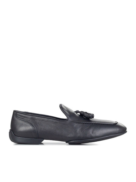 Δερμάτινα Ανδρικά Loafers σε Μαύρο Χρώμα