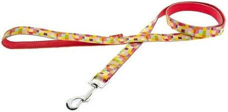 Ferribiella Multicolored Leash 1.5cm X 120cm Pink Pixel