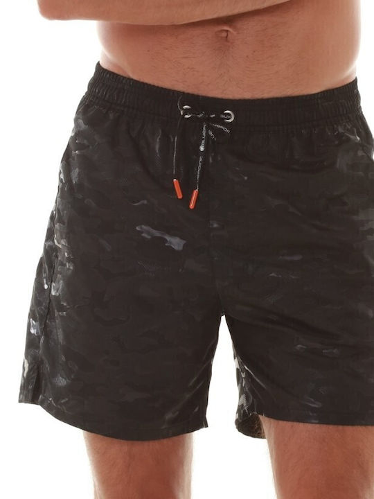 Men's Swimwear Shorts Black Camo