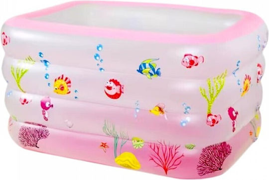 Παιδική Πισίνα PVC Φουσκωτή 120x95x70εκ. Ροζ