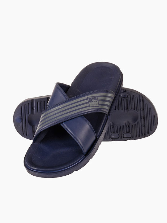 The Shoemart Men's Slides Blue