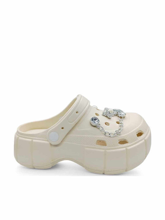Women's Clogs Beige