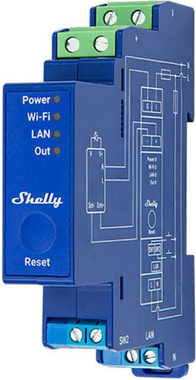 Shelly WiFi Dimmer Panel Push Button Dimmer Switch 16A