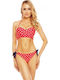Bikini Set Top & Slip Bottom Red
