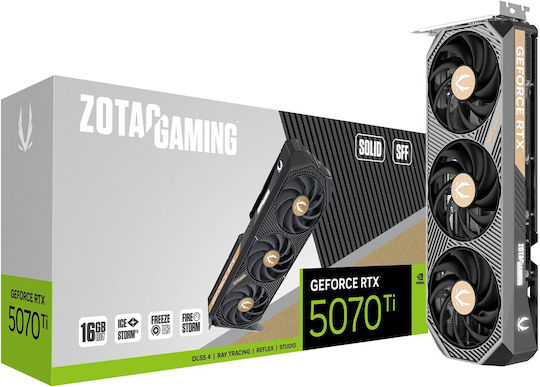 Zotac GeForce RTX 5070 Ti 16GB GDDR7 Solid SFF Κάρτα Γραφικών