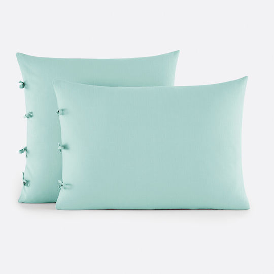 La Redoute Interieurs Hellblaue Kissenbezüge 63x63cm 350881299_1396_40