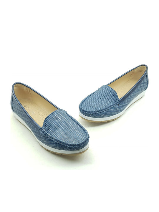 4passi Damen Loafers in Blau Farbe