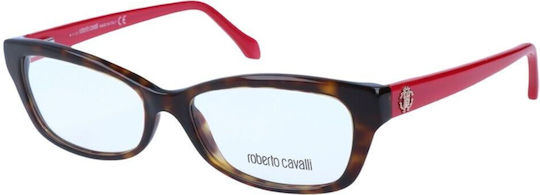 Roberto Cavalli Plastic Eyeglass Frame Brown RC0807052