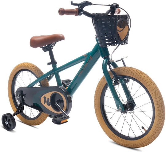 Sun Baby 16" Παιδικό Ποδήλατo BMX με Σκελετό Αλουμινίου (2023) Πράσινο
