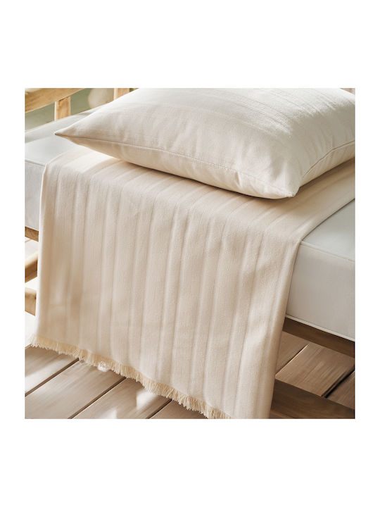Gofis Home Gofis Ριχτάρι Πολυθρόνας Ζακάρ 180x180εκ. Bone Beige 731/05 2007731105002