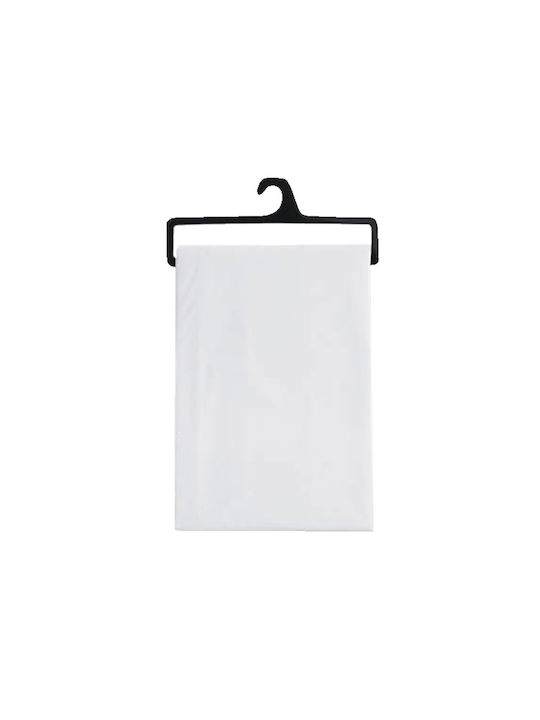 TnS Shower Curtain Fabric 180x180cm White