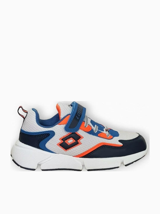 Kids Sports Shoes Running with Hoop & Loop Closure Multicolour