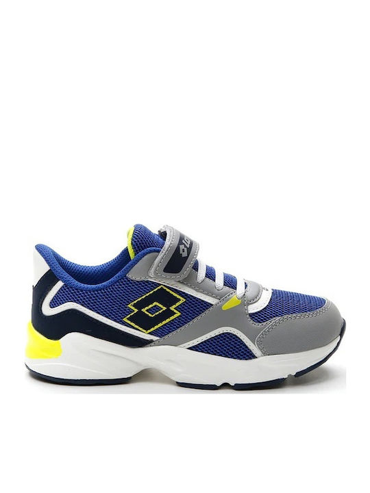 Rio Amf Iv Kids Sports Shoes Running with Hoop & Loop Closure Multicolour