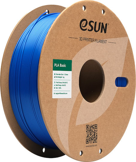 Esun PLA 3D Printer Filament 1.75mm Μπλε 1kg 1τμχ (Spool)