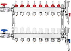 Vevor 1/2 Pex 8-Branch Underfloor Heating Manifold Set Vevor 1/2 Pex 8-Branch Underfloor Heating Manifold Set