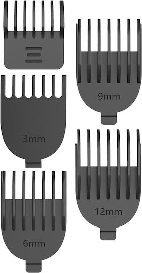 Bruno Replacement Combs Brn-0221 Hair Clipper Shaver 5pcs