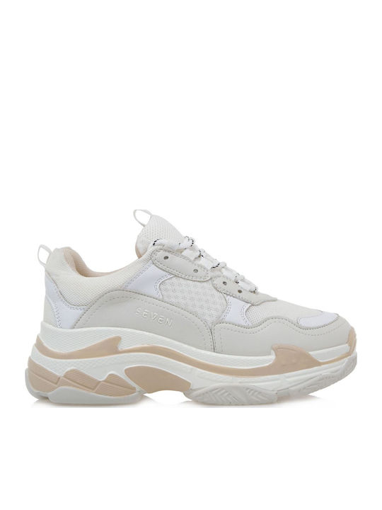 Sneakers Pentru Femei Off White / Bej M116W037324A