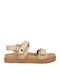 Γυναικεία Σανδάλια Flatforms Μπεζ