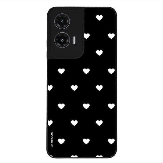 Carcasă Sonique Heart Series pentru Motorola Moto G35 5G Negru 02
