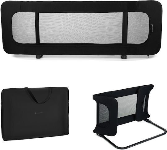 Kinderkraft Guard Dream Bed Rail Guard Simple Placement made of Fabric in Black Color 118x41x44εκ. 1pcs