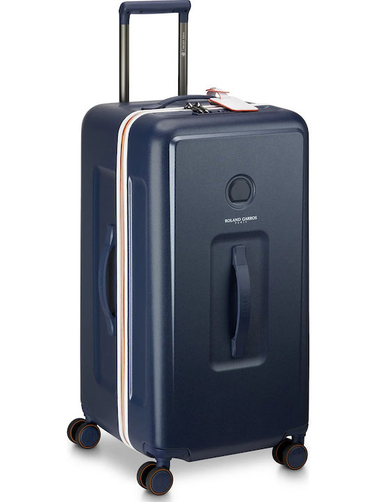 Delsey Turenne 2.0 Large Hard Dark Blue Suitcase With 4 Wheels Height 73cm