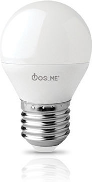Fos me Λάμπα LED 4.9W για Ντουί E27 και Σχήμα G45 Φυσικό Λευκό