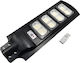 Rixme Street Solar Light 200W 25600lm Cold White with Motion Sensor, Photocell and Remote Control IP67 73cmx24cmx5cmcm