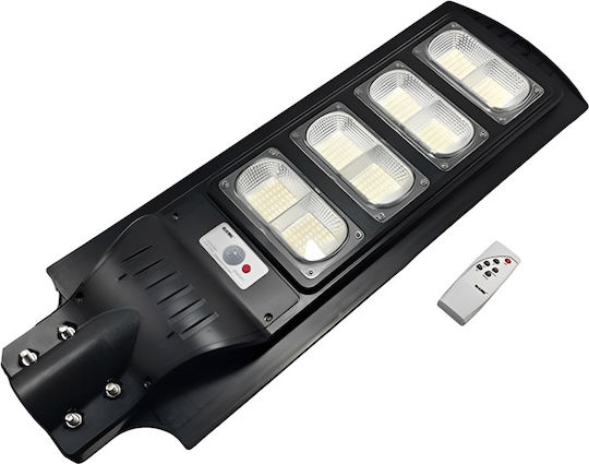 Rixme Street Solar Light 200W 25600lm Cold White with Motion Sensor, Photocell and Remote Control IP67 73cmx24cmx5cmcm