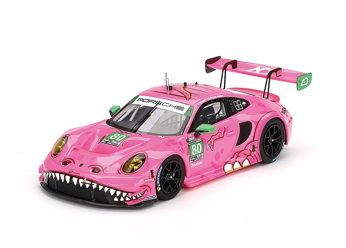 Tsm430814 1:43 Porsche 911 992 Gt3 R #80 Pink Rexy Ao Racing