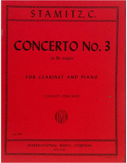 International Music Company Stamitz Concerto No.3 In Bb Major) für Klavier International Music Company Stamitz Concerto No.3 In Bb Major) für Klavier