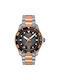 Tissot T-sport Seastar 1000 Powermatic 80 Ανδρικό Ρολόι 40mm Μπαταρίας με Ασημί Μεταλλικό Μπρασελέ