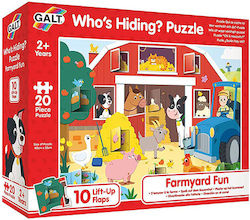 Παιδικό Puzzle Βρες Που Κρύβονται Τα Ζώα Της Φάρμας. για 2+ Ετών 20pcs Galt Toys